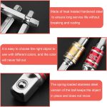 Hex Adapter To 1/4", 1/2", 3/8" 3 Pieces Hex Socket Adapter Socket Adapter Socket Wrench Nut Set Connection Extension Head For Cordless Screwdrivers - Imagen 5