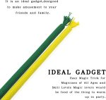 Magic String*2, Magic Trick Toys, Kids Magic Tricks, Magic Accessories, Portable Magic Rope, Magic Objects, Magic Game, Video Demo, Yellow, Green - Imagen 3