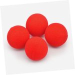 10piezas Bola De Esponja Mágica Roja Bolas De Esponja Suaves De Accesorios Clásicos para Trucos Interactivos Fiestas Suministros para Magos - Imagen 3