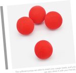 10piezas Bola De Esponja Mágica Roja Bolas De Esponja Suaves De Accesorios Clásicos para Trucos Interactivos Fiestas Suministros para Magos - Imagen 9