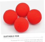 BESPORTBLE Bola De Esponja Roja y Bola De Esponja para Magos Profesionales Tamaño 4.5 Cm Suave Ligera Accesorios para Trucos Callejeros y Espectáculos Pack De 10 Unidades - Imagen 8
