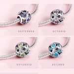 LNQOBU 925 Silver Charm Beads for Bracelets, Compatible European Women's Silver Bracelets for Women and Girls - Imagen 4