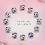 LNQOBU 925 Silver Charm Beads for Bracelets, Compatible European Women's Silver Bracelets for Women and Girls - Imagen 5