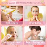 Children's Face Paint, 12 Colours Face Paints for Children, Washable, Safe and Non-Toxic, for Birthday Parties, Colsplay, Mardi Gras, New Year, Christmas, Painting Pregnant Belly - Imagen 3