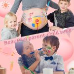 Children's Face Paint, 12 Colours Face Paints for Children, Washable, Safe and Non-Toxic, for Birthday Parties, Colsplay, Mardi Gras, New Year, Christmas, Painting Pregnant Belly - Imagen 6