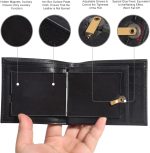 Magic Llama Wallet, Flame Wizard Trick Wallet, Magic Flame Show Wallet, Magic Wallet of Fire, Unconceivable Street Illusions, Black/White - Imagen 3