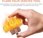 jojofuny Set of 2 Magic Flames in the Palm of Your Hand, Metal, for Real Street Tricks. - Imagen 4