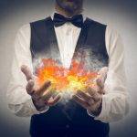 jojofuny Set of 2 Magic Flames in the Palm of Your Hand, Metal, for Real Street Tricks. - Imagen 8