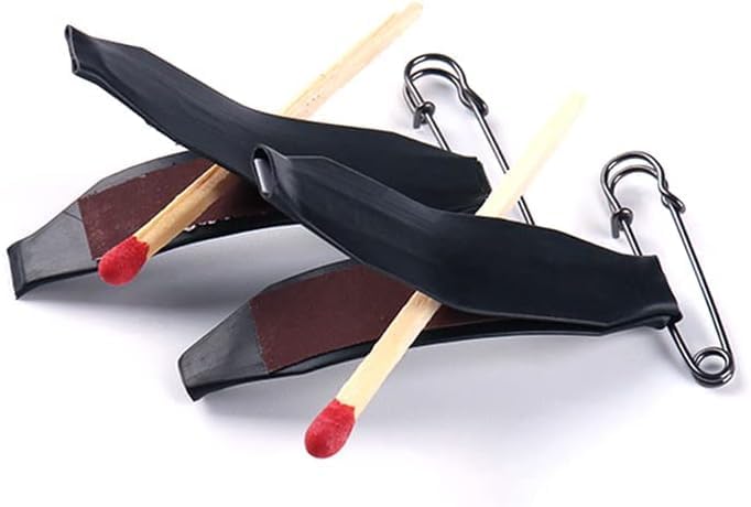 MOMOMAGE Double clip matches combustion stage, fire magic tricks, multi-lighting, magic props, trick props