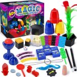 Magic Kit, Magic Game for Kids, 40 Magic Tricks with Instructions for Beginners, Gift for Boys Girls
