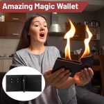 lalago Klein Premium Magic Flaming Fire Wallet, Magic Flame Fire Wallet for Shows, Flame Wizard Trick Wallet, Magician Stage Street Imaginable Magic Show Requisisite - Imagen 5