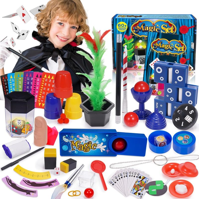 Magic Game, Toys Kids Girl 6 7 8 9 10 Years Old Magic Tricks Games Kids 6 7 8 9 Years Old Birthday Gifts Boys Girl 6-10 Years 60+ Magic Tricks Gift Girl 6-9 Years Old Toys for Kids