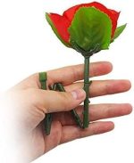 MOMOMAGE 5 pieces per lot folding roses appearing magic tricks from silk to flower magic wizard near the street tricks mentalism funny