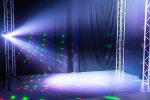 MAX PARTYBAR12 LED Party Lighting Kit with PAR and Derby Bulbs, Auto Shows or DMX Lights, Remote Control and Tripod, Ideal for DJs, Events, Weddings and Portable Nightclubs - Imagen 2