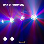 BeamZ Partybar3 Music Controlled or Standalone DJ Light System DMX, 4 PARs RGB with Magic Balls - Disco Accessory (LED Disco Laser Projector, RGB 8 Channel) Disco Lights Stand - Imagen 7