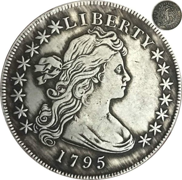 1795 Morgan One Dollar Coins Ancient Coins - Great American Coin - United States Commemorative Coin - Creative Funny Hobo Nickel Coin Future Experience