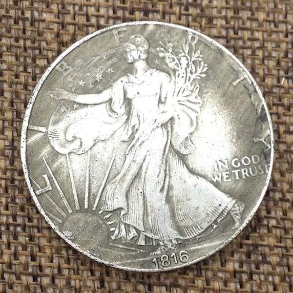 1816 Replica Morgan One Dollar Coin Collection Antique Coins Great American Coin - USA Morgan Creative Funny Hobo Nickel Coin Making Life Easier