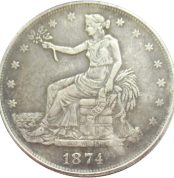 1874 Nickel Coins Commemorative One US Dollar Coins Nickel Coin for Dad Friends Husband to Make Life Easier