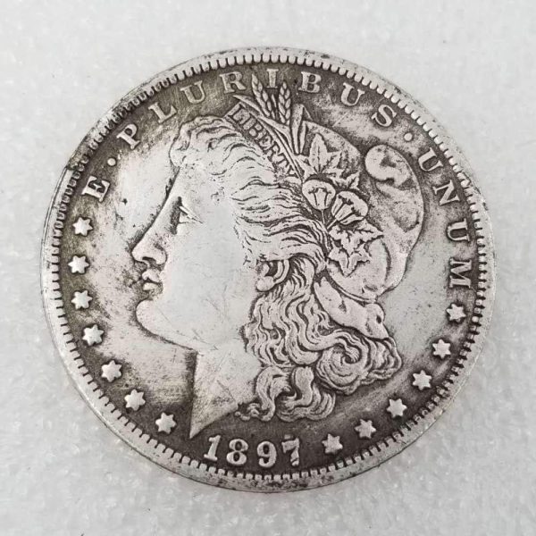1897 American Morgan Commemorative Coin Antique Silver Dollar Gift Collectible Coin