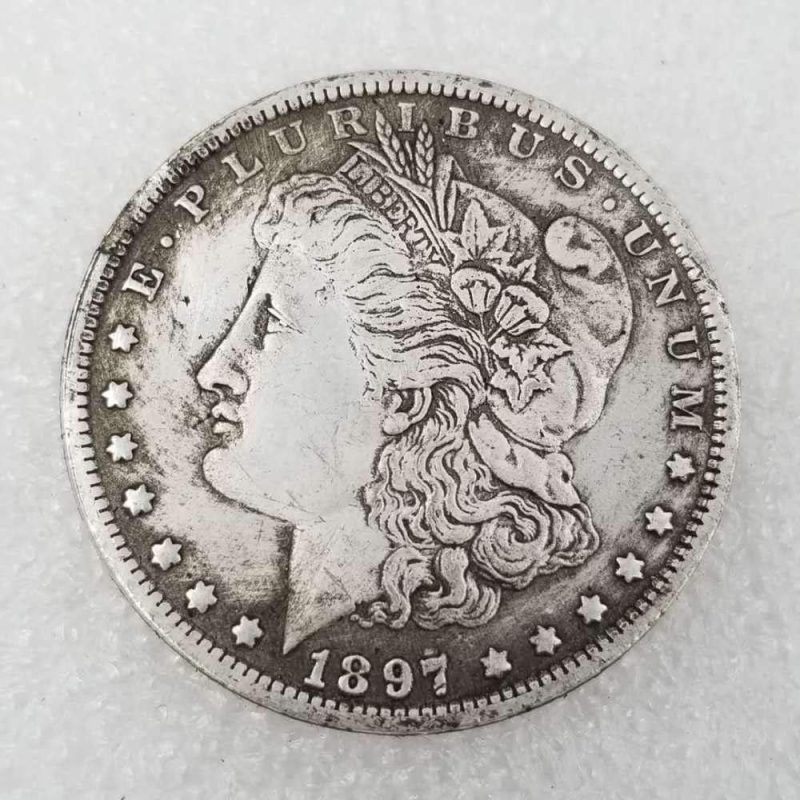 1897 American Morgan Commemorative Coin Antique Silver Dollar Gift Collectible Coin