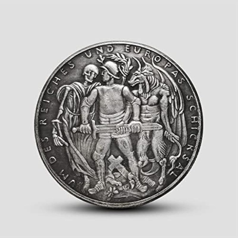 1944 World War II Commemorative Coin Silver Dollar Hunting Bombing Military Fans Collection Artistic Silver Coin