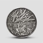 1944 World War II Commemorative Coin Silver Dollar Hunting Bombing Military Fans Collection Artistic Silver Coin - Imagen 2