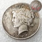 1969 - US Great Freedom One Dollar Coin Replica Coins, US Commemorative Antique Coin Coins