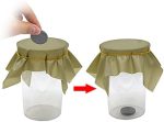 1pc Penetration Coin Magic Tricks Plate Coin Through Rubber Blade In Cup Black Hole Closeup Magic Show Cheats Props - Imagen 2