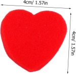 20pares Corazón De Esponja Mágica Juguete De Ilusión De Corazón Bolas De Esponja para Trucos De Escenario Herramientas Clásicas De Accesorios Suaves para Magos Espectáculos De - Imagen 2