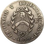 35mm Pure Copper Silver Plated Antique Silver Dollar Argentina Coin 9 Years Different Crafts Commemorative Coin Collectible Coin-1827