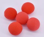 50pcs 2" Red Magic Sponge Balls Super Soft Magic Ball Close-Up Magic Show Trick Props