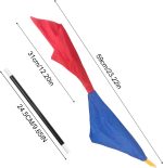 8 Pieces Magic Set Kids Adult Magic Wand Magic Wand Magic Scarves, Magic Tricks Props for Beginners, Magician Tricks Accessories Street Magic Game (8PCS) - Imagen 2