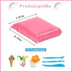 Air Dry Clay Polymer Clay 24 Colors Modeling Clay Set Air Dry Magic Putty Self Curing Ultra Light Clay Set with Tools - Imagen 2