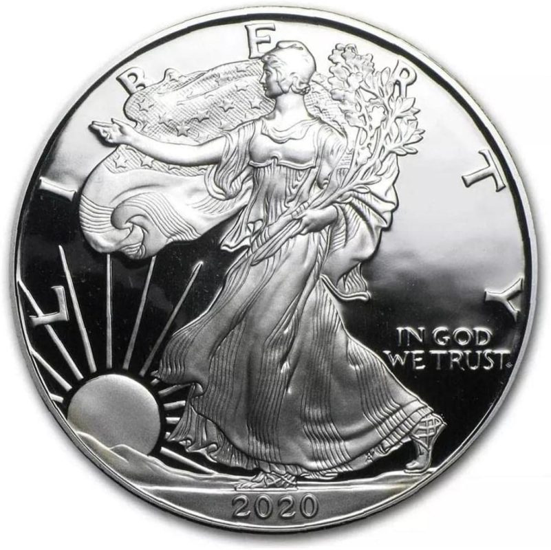 American Liberty Souvenir Coin Collection Gift Home Decor Silver