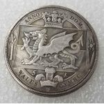 Ancient British Welsh Crown Coin 1887 Uncirculated Ancient British Coin Old Lucky Memorial Coin Discover History of Coins
