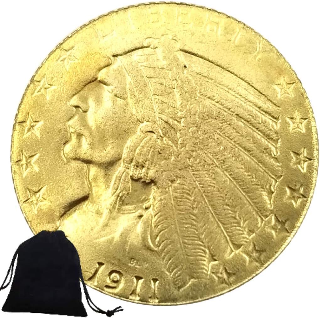 Antique Coins 1911 American Commemorative Coins with Nickel Indian Head Antique Coins 1911 American Commemorative Coins with Nickel Indian Head and Antique USA Coins, Funny World Coins - Morgan Dollar Coins and