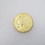 Antique Crafts 1916-S$5 Gold Indian Half Eagle Silver Dollar Coin