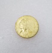 Antique Crafts 1916-S$5 Gold Indian Half Eagle Silver Dollar Coin