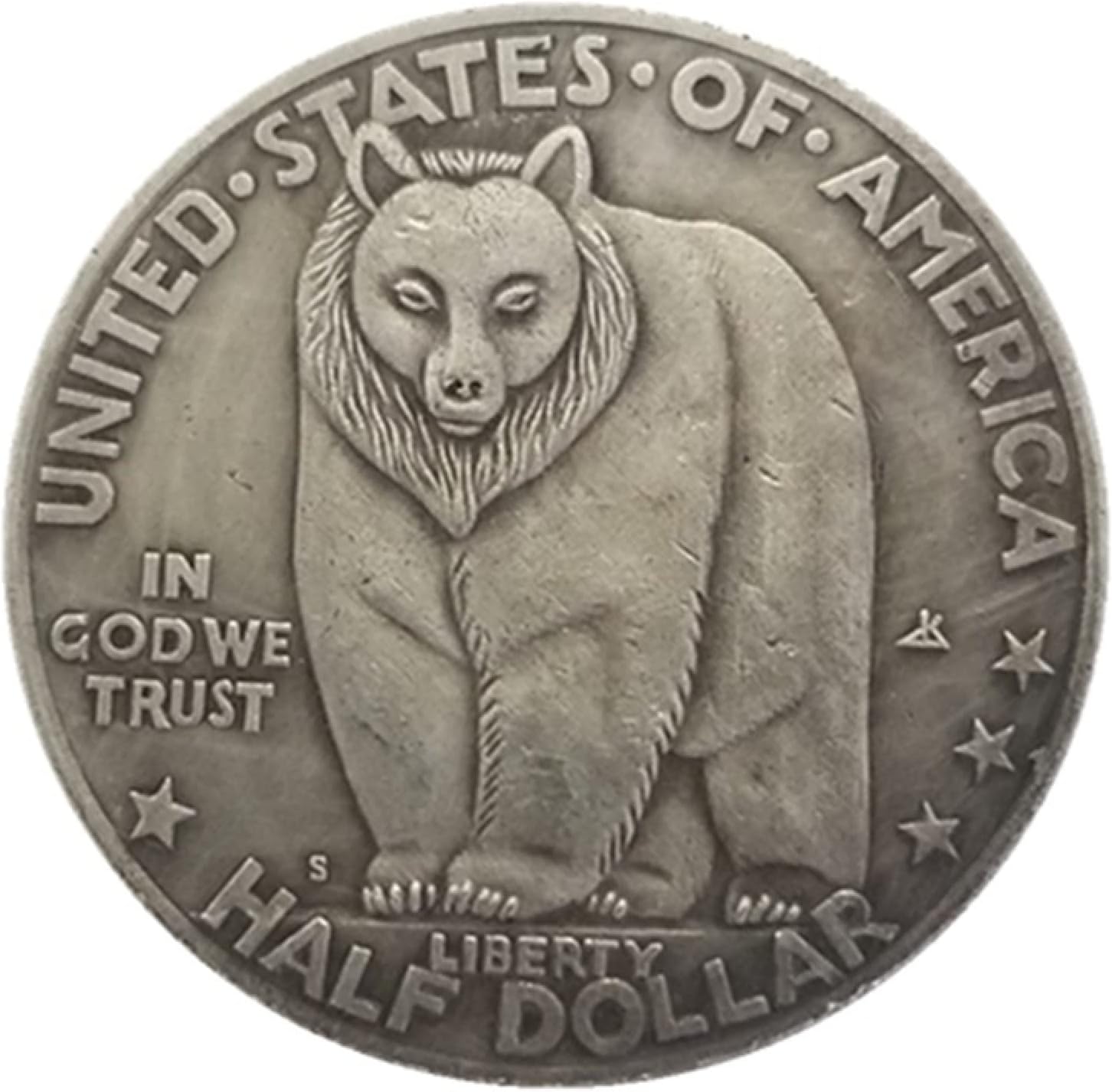 Antique Crafts Estados Unidos Medio Dólar 1936 S Colección de Antique Crafts Estados Unidos Medio Dólar 1936 S Colección de Monedas Conmemorativas #1580