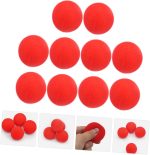 BESPORTBLE Bola De Esponja Roja y Bola De Esponja para Magos Profesionales Tamaño 4.5 Cm Suave Ligera Accesorios para Trucos Callejeros y Espectáculos Pack De 10 Unidades - Imagen 2
