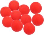 BESTonZON 10 Piezas Bola De Esponja Roja Mágica para Trucos Clásicos Callejeros Accesorios De Actuación Juguete De Truco Adultos Suministros De Mago Esponja Magica Pelota