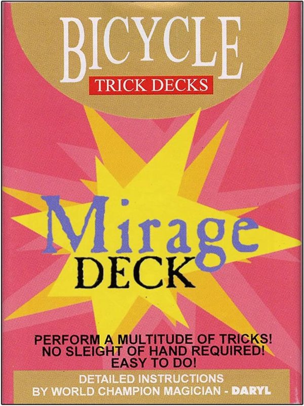 Bicycle - Deck of Tricks, Color, Red (Murphy's Magic Supplies Inc. MIRAGEDEC_Red)
