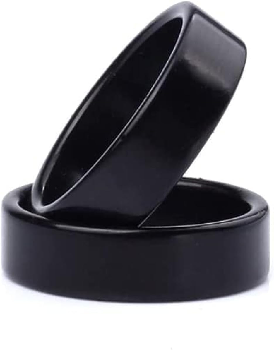 Black Strong Magnetic Magic Ring for Coins, Wizard Tricks Finger Black Strong Magnetic Magic Ring for Coins, Wizard Tricks Finger Decoration Wizard Ring Illusion Trick Accessories (18mm) (20mm) (18mm) (18mm)