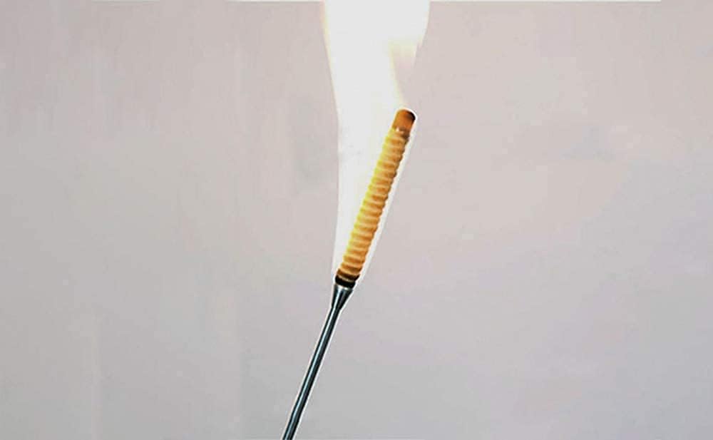 Blue-ther Silver Fire Torch with Staff Magic Tricks Magic Illusions Magic Show for Party