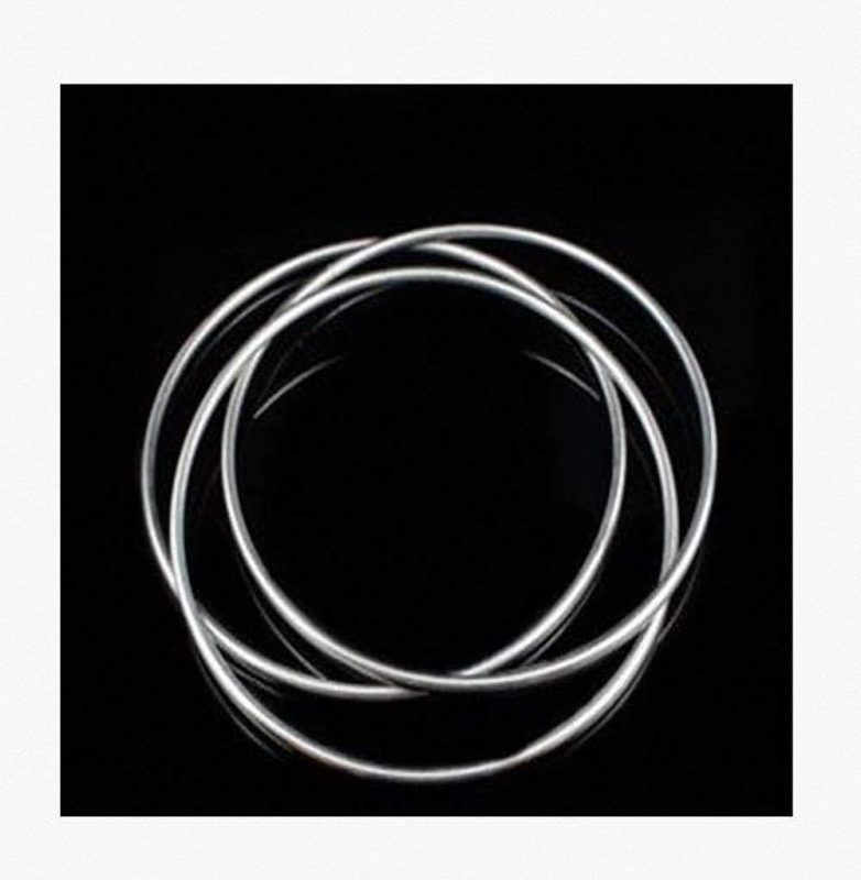 Chinese Link Rings - Stage 3 Rings 30cm (STAINLESS STEEL) / Chinese Linking Rings - Stage 3 rings 30cm (STAINLESS STEEL) ---- magic trick, party trick, magic trick, magic kits