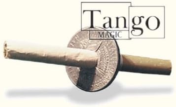 Cigarette Through Half Dollar (Two Sided w/DVD) (D0015)by Tango - Trick