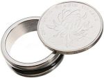 Dcolor Magic Tricks Pro Ring PK Strong Magnetic Mythical Decoration Size 19 mm - Imagen 2