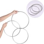 Doowops - 12" Chinese Metal Ring Set of 3, Metal Rings Set of 3, Professional Scene, Classic Party Magic, 3 Rings