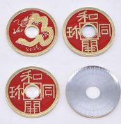 Doowops Chinese Expanded Shell + Coin (Four Colors Available) Magic Tricks Close Up Prop Accessories Illusion Appear Disappear Coin Magie