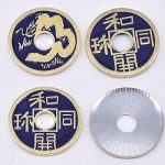 Doowops Chinese Expanded Shell + Coin (Four Colors Available) Magic Tricks Close Up Prop Accessories Illusion Appear Disappear Coin Magie - Imagen 2